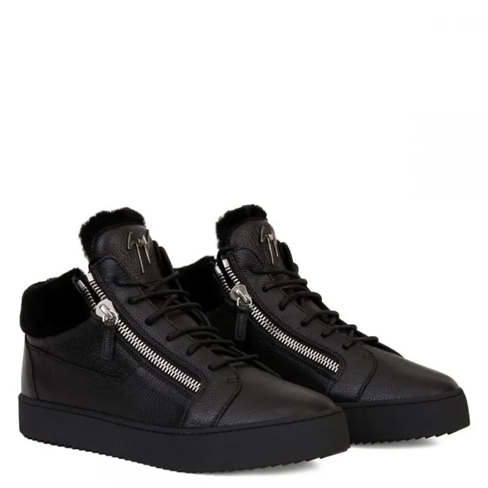 Kriss Winter Black Men Giuseppe Zanotti Sneakers