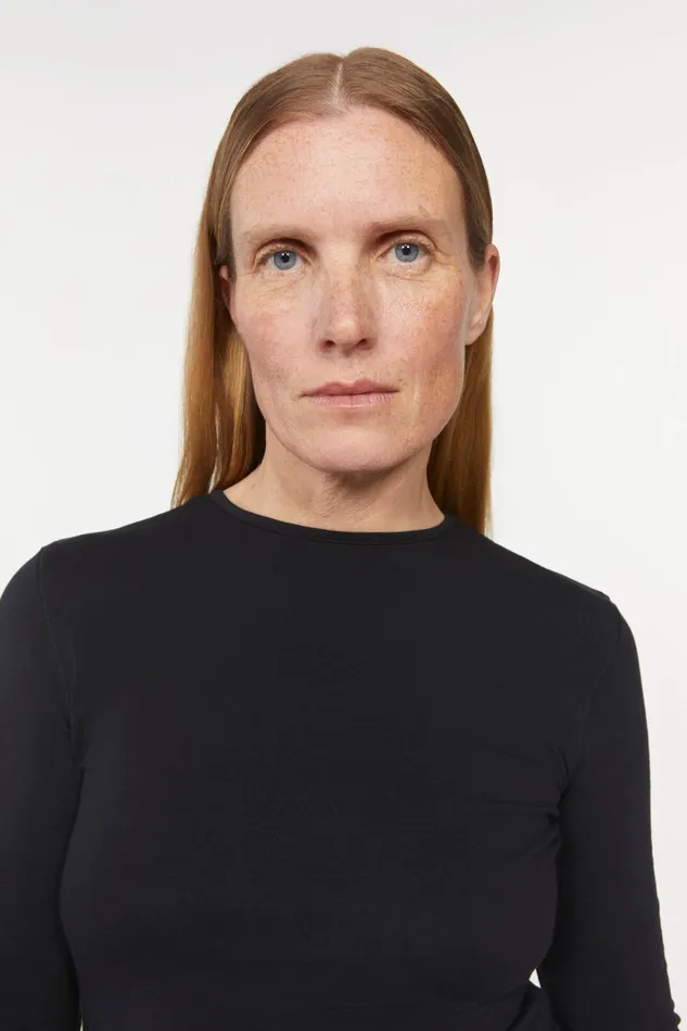 Lancelot Fitted Top Black Women Rodebjer Tops