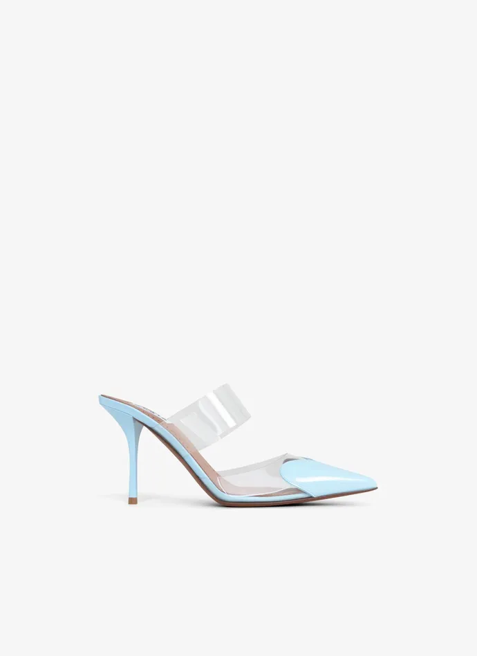 LE CUR MULES IN PATENT CALFSKIN Women Alaa Mules