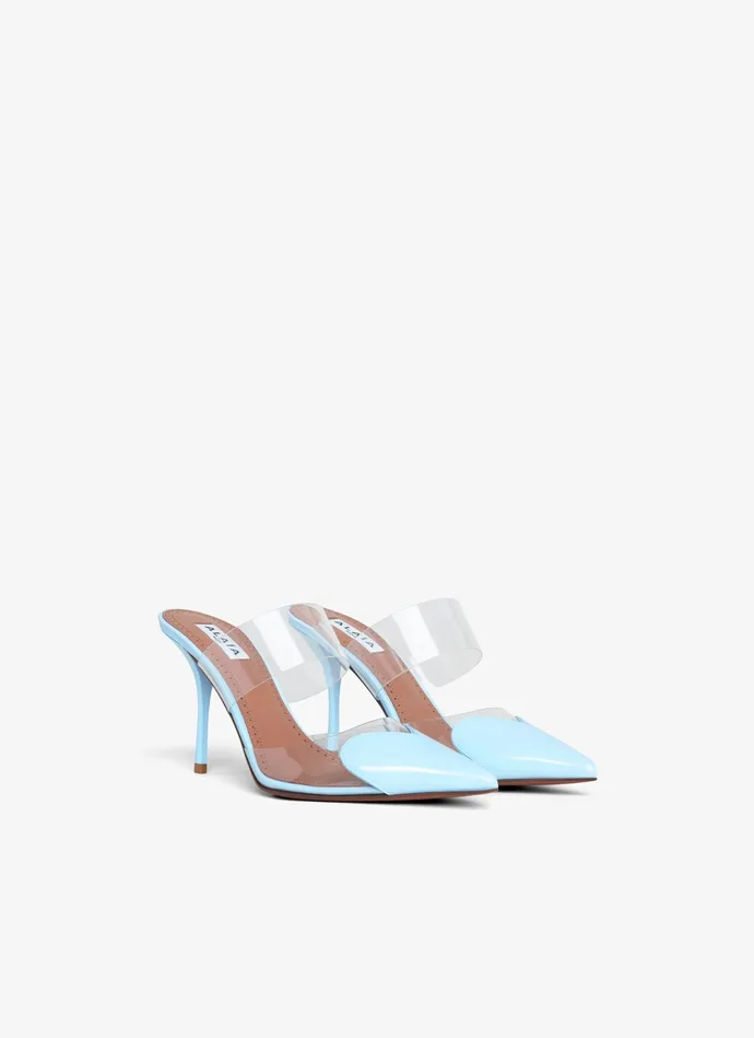 LE CUR MULES IN PATENT CALFSKIN Women Alaa Mules