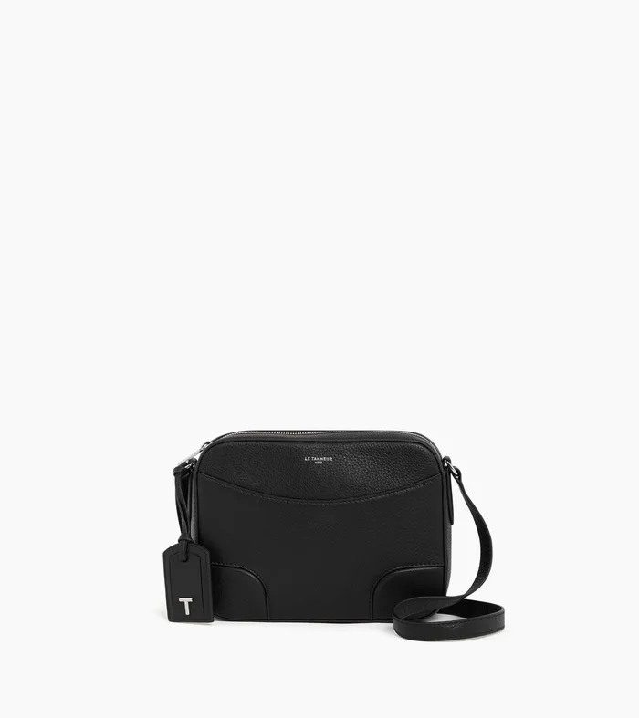 Le Tanneur Crossbody Bags Women Medium Crossbody Bag In Grained Leather Black Le Tanneur Crossbody Bags Women Medium Crossbody Bag In Grained Leather Black