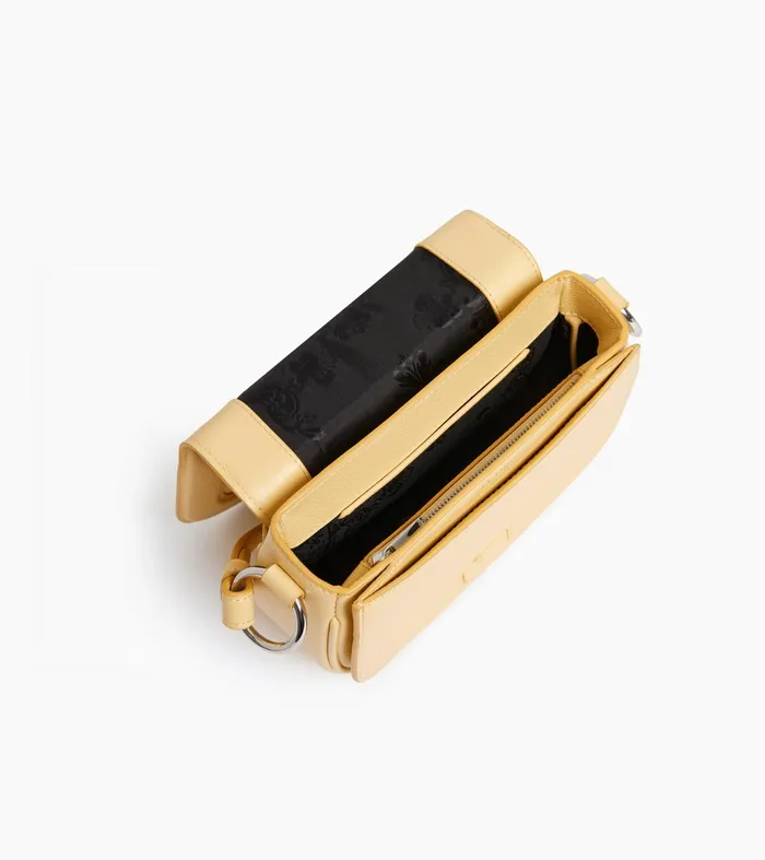 Le Tanneur Crossbody Bags Women Small Crossbody Bag In Grained Leather Aurora Yellow