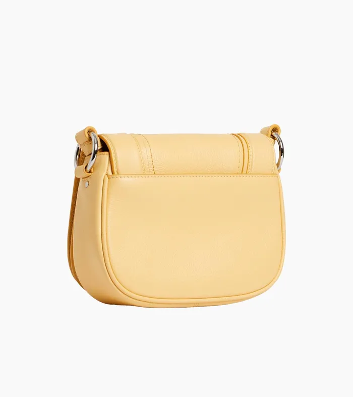 Le Tanneur Crossbody Bags Women Small Crossbody Bag In Grained Leather Aurora Yellow