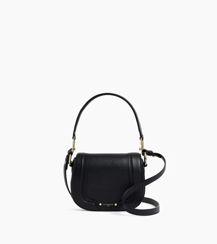 Le Tanneur Crossbody Bags Women Small Crossbody Bag In Grained Leather Black