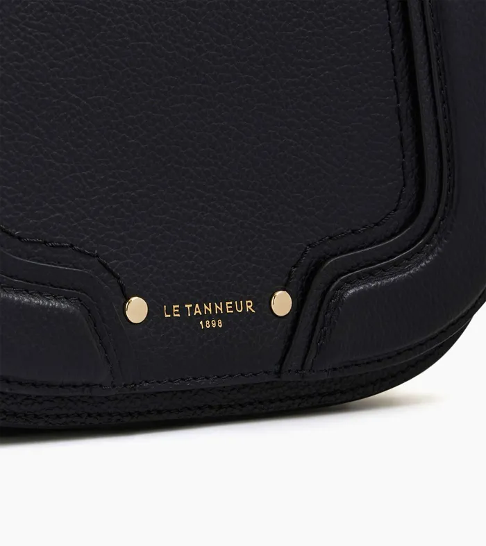 Le Tanneur Crossbody Bags Women Small Crossbody Bag In Grained Leather Black