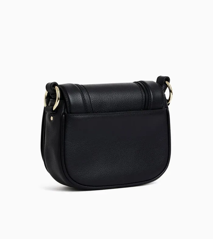 Le Tanneur Crossbody Bags Women Small Crossbody Bag In Grained Leather Black