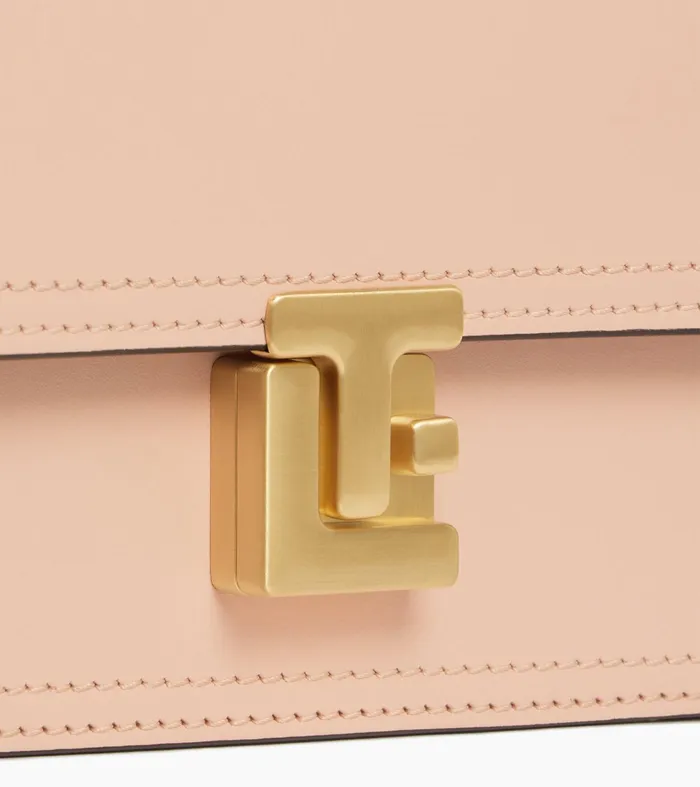 Le Tanneur Crossbody Bags Women Small Shoulder Bag In Smooth Leather Powder Pink
