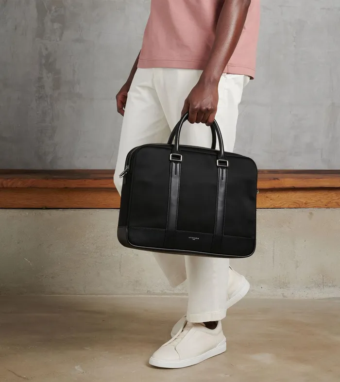Le Tanneur Document Holders and Briefcases MenWomen 1 Gusset Briefcase Black