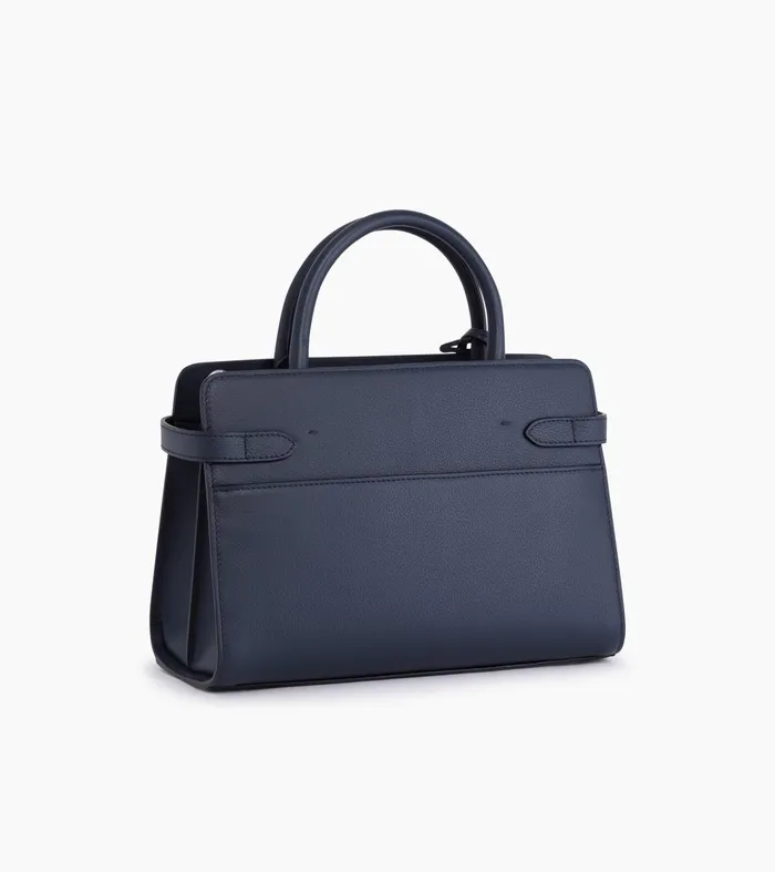 Le Tanneur Handbags Women MediumSized Handbag In Grained Leather Twilight Blue