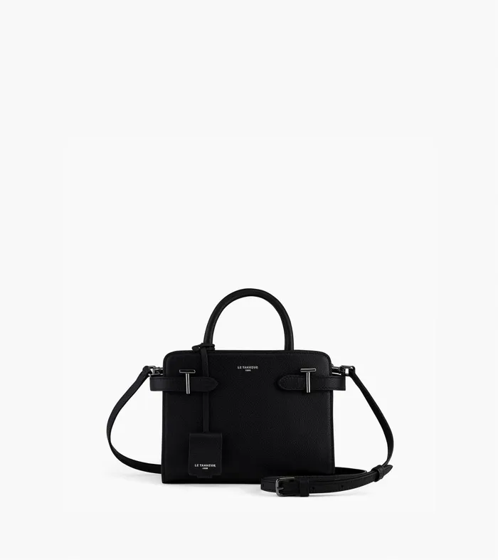 Le Tanneur Handbags Women Small Handbag In Grained Leather Black