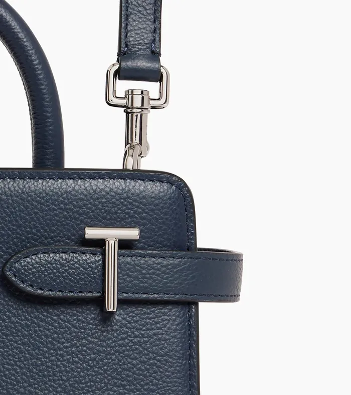 Le Tanneur Handbags Women Small Handbag In Grained Leather Twilight Blue