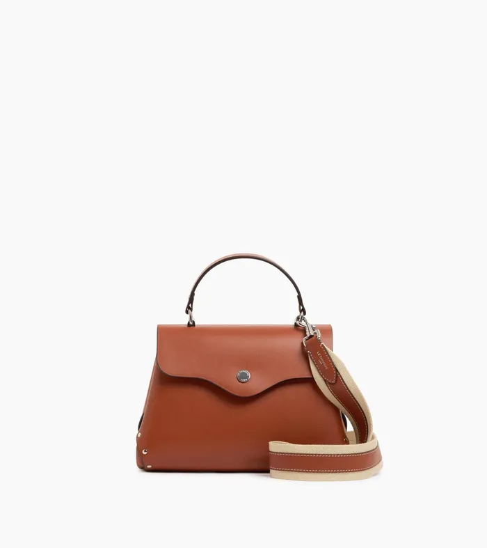 Le Tanneur Handbags Women Small Handbag In Smooth Leather Mahogany Brown