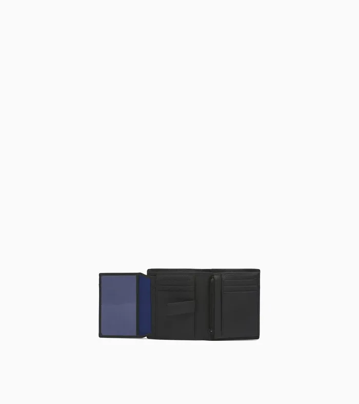 Le Tanneur Wallets Men Adjustable Flexible Wallet In Grained Leather Black