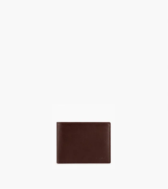 Le Tanneur Wallets Men Horizontal Zipped Pocket Wallet In Oiled Leather Brown Le Tanneur Wallets Men Horizontal Zipped Pocket Wallet In Oiled Leather Brown