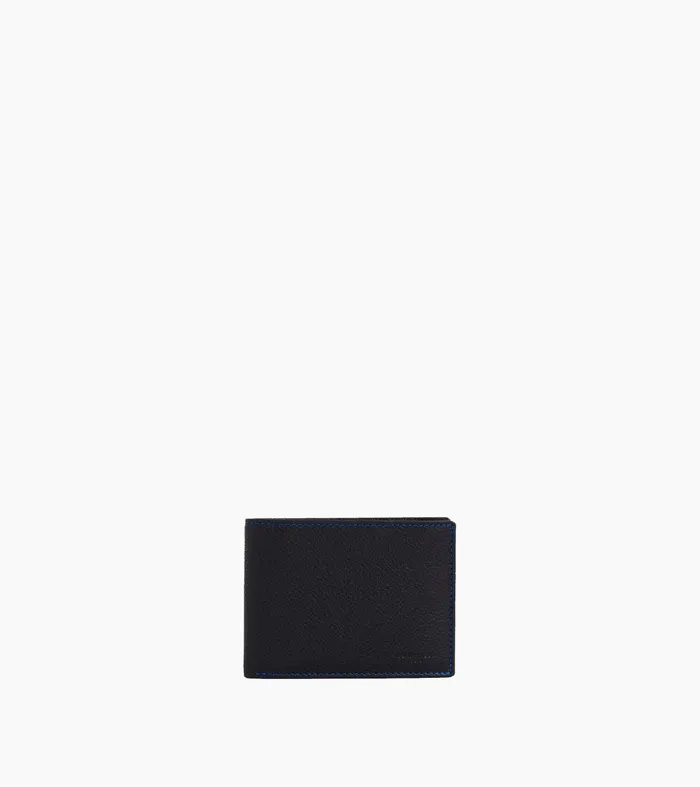 Le Tanneur Wallets Men Horizontal Zipped Wallet With 2 Gussets In Grained Leather Black Le Bleu Le Tanneur Wallets Men Horizontal Zipped Wallet With 2 Gussets In Grained Leather Black Le Bleu