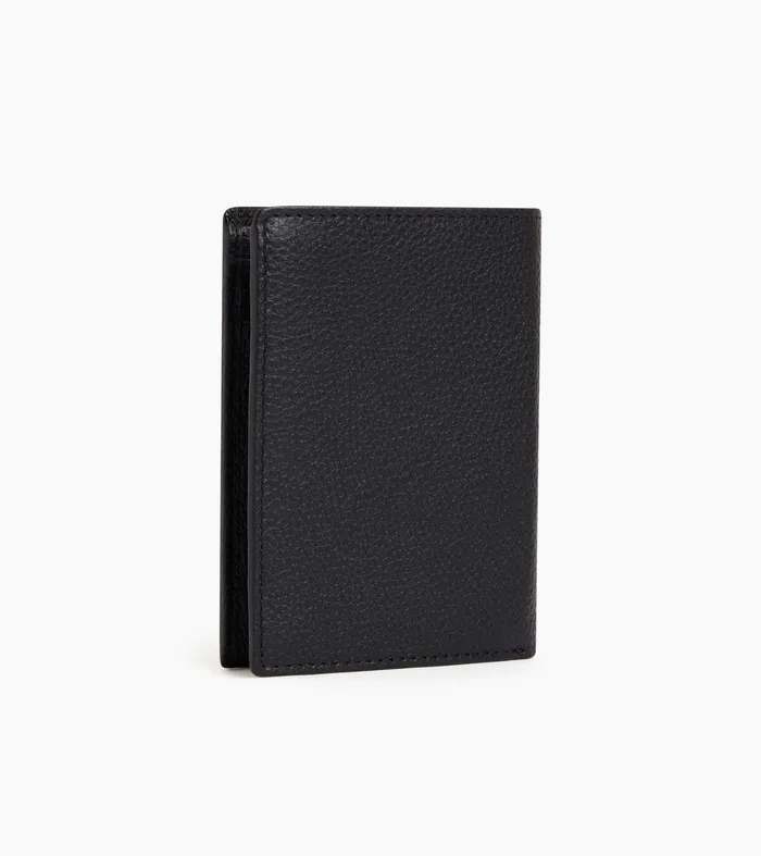 Le Tanneur Wallets Men MediumSized Zipped Wallet With 2 Gussets In Grained Leather Black
