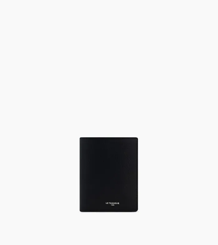 Le Tanneur Wallets Men Vertical Zipped Wallet With 2 Gussets In Grained Leather Black Le Tanneur Wallets Men Vertical Zipped Wallet With 2 Gussets In Grained Leather Black