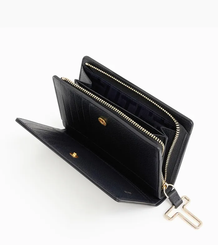 Le Tanneur Wallets Women Medium Wallet In Grained Leather Black