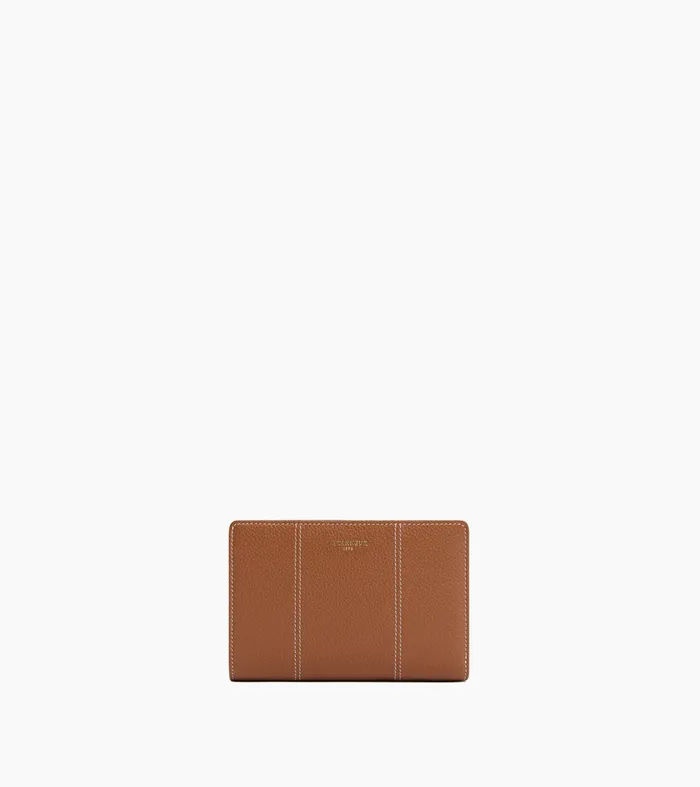 Le Tanneur Wallets Women Medium Wallet In Grained Leather Brown Tan