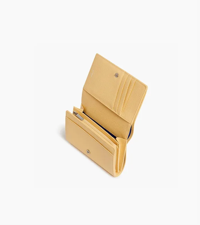 Le Tanneur Wallets Women Wallet In Grained Leather Aurora Yellow