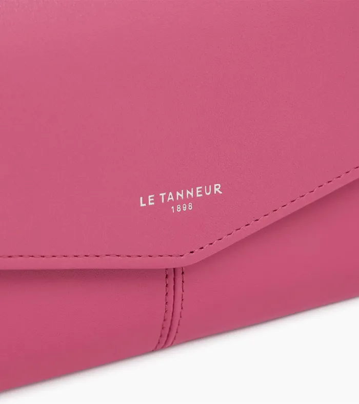 Le Tanneur Wallets Women Zipped Travel Companion In Smooth Leather Pink Fuxia