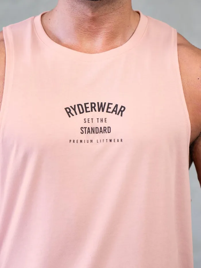 Legacy Drop Armhole Tank 8211 Faded Pink Men Ryderwear Tops