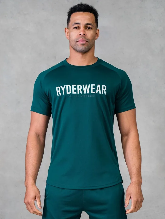 Legacy Mesh TShirt 8211 Emerald Men Ryderwear Tops