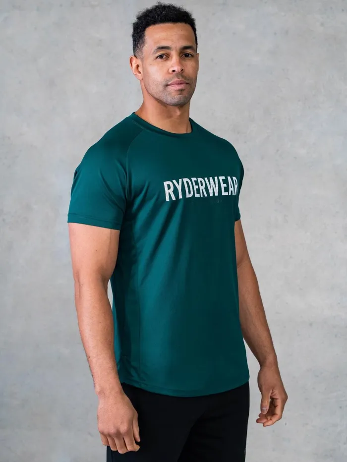 Legacy Mesh TShirt 8211 Emerald Men Ryderwear Tops