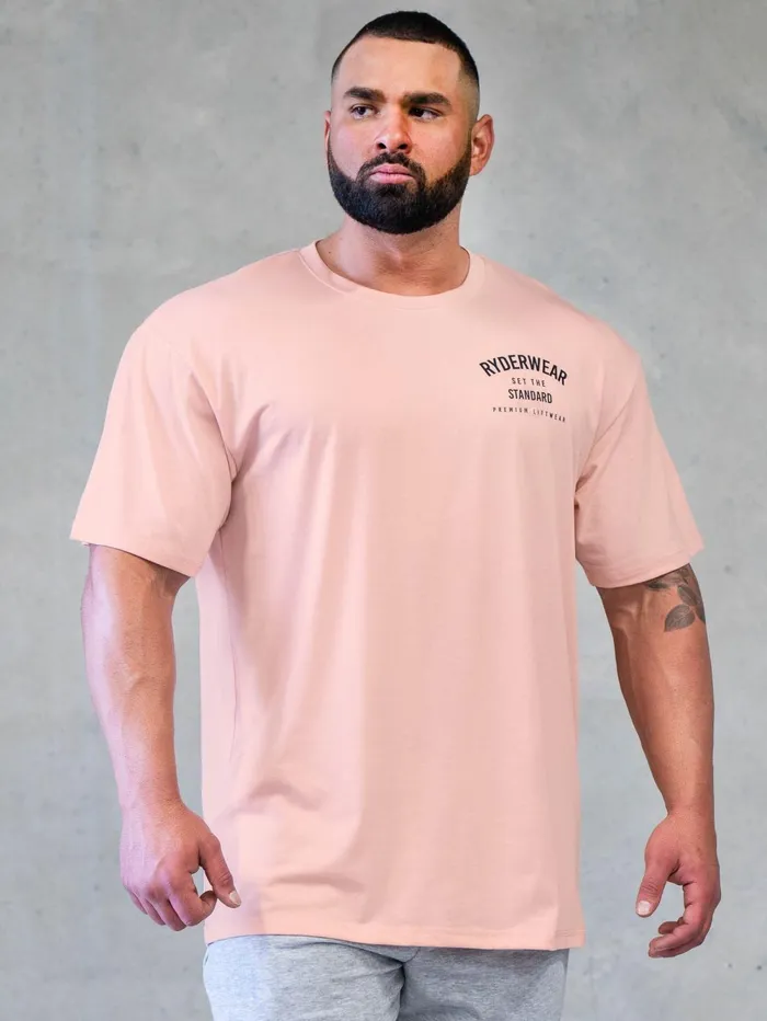 Legacy TShirt 8211 Faded Pink Men Ryderwear Tops