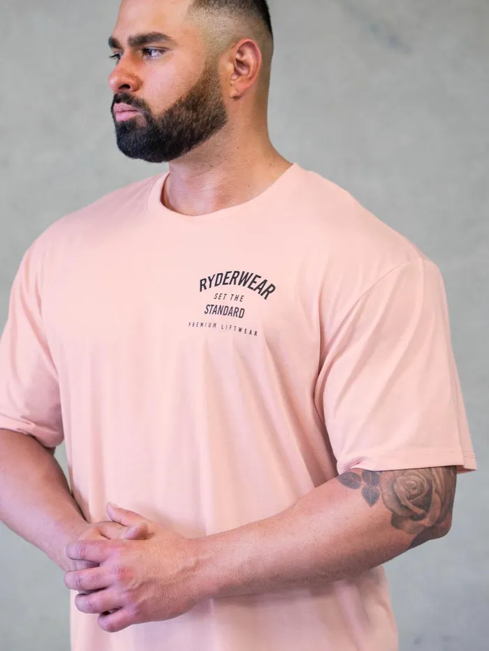 Legacy TShirt 8211 Faded Pink Men Ryderwear Tops
