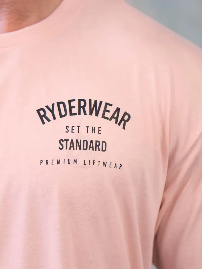 Legacy TShirt 8211 Faded Pink Men Ryderwear Tops
