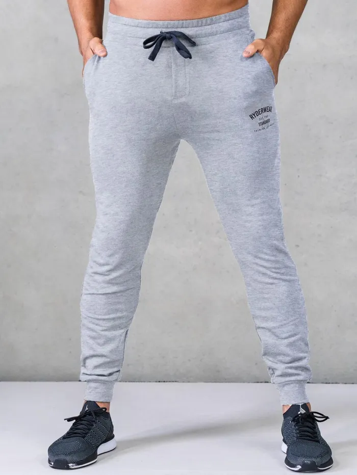 Legacy Track Pants 8211 Grey Marl Men Ryderwear Gym Pants