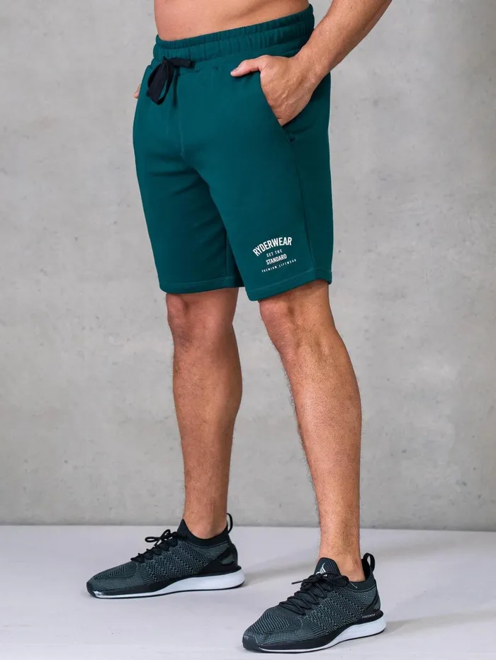 Legacy Track Shorts 8211 Emerald Men Ryderwear Gym Shorts