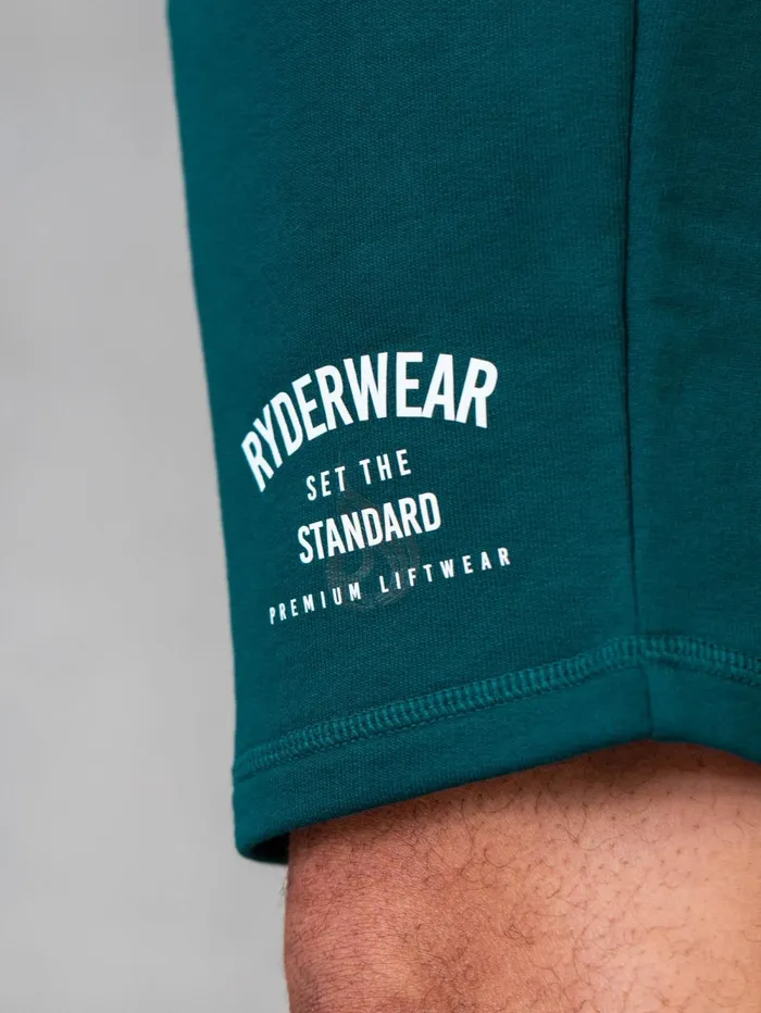 Legacy Track Shorts 8211 Emerald Men Ryderwear Gym Shorts