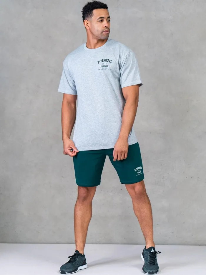 Legacy Track Shorts 8211 Emerald Men Ryderwear Gym Shorts