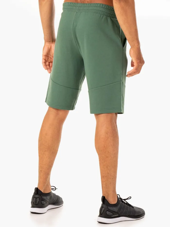Limitless Track Short 8211 Forest Green Men Ryderwear Gym Shorts