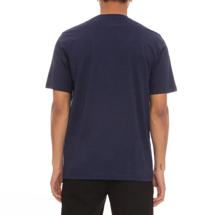 Logo Fleece Caferok TShirt 8211 Navy Blue Navy Blue Kappa Mens Retro Sport