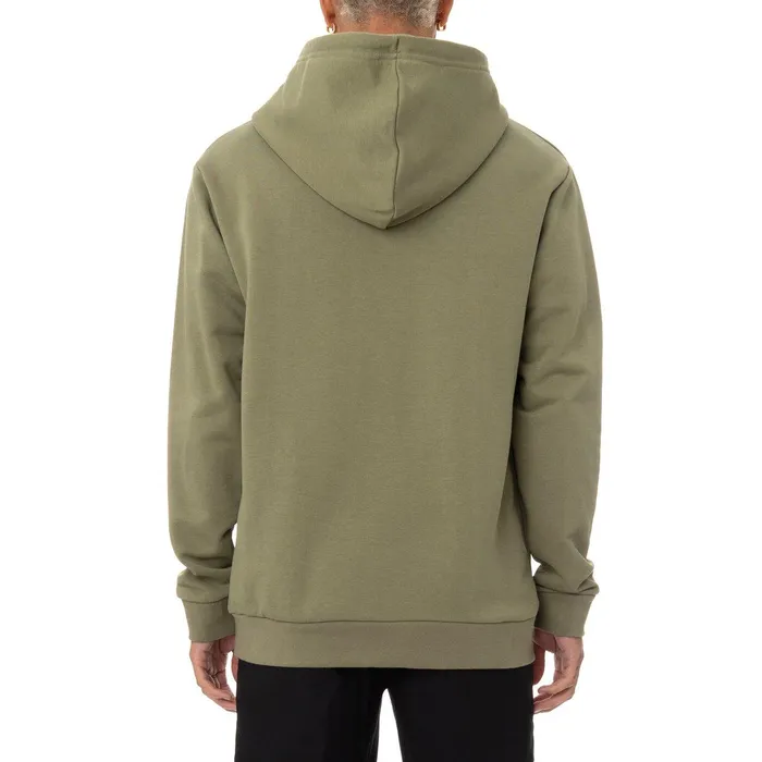 Logo Fleece Caiok Hoodie 8211 Green Olive Green Olive Kappa Mens Retro Sport