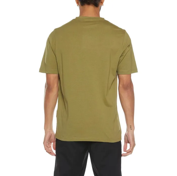 Logo Fleece Cromok TShirt 8211 Green Olive Green Olive Kappa Mens Retro Sport
