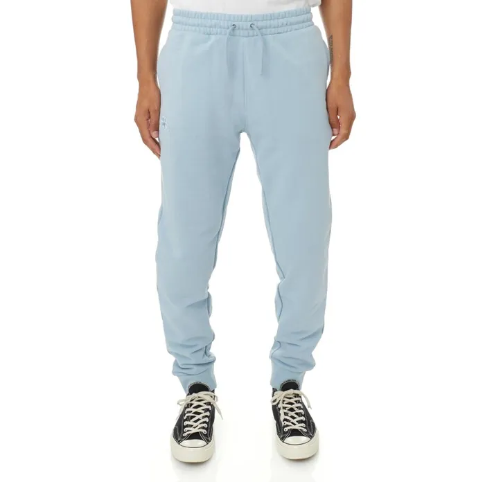 Logo Fleece Zanok Sweatpants 8211 Blue Lt Blue Lt Kappa Mens Sweatsuits Christmas