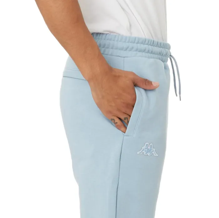 Logo Fleece Zanok Sweatpants 8211 Blue Lt Blue Lt Kappa Mens Sweatsuits Christmas