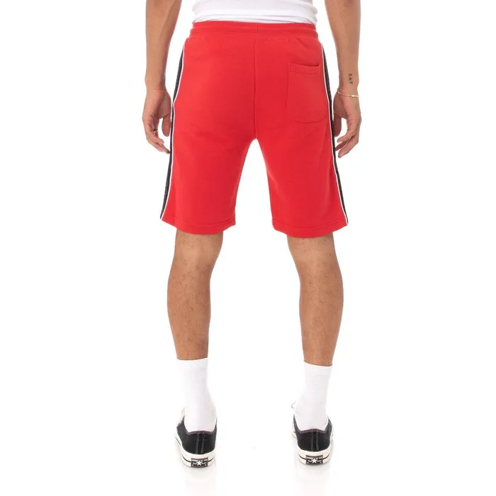 Logo Tape Asved 2 Shorts 8211 Red Black Grey Red Black Grey Kappa Mens Retro Sport Online Shopping