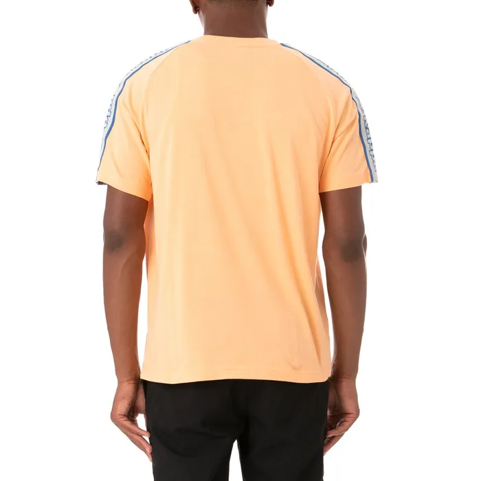 Logo Tape Avirec 2 TShirt 8211 Salmon Salmon Kappa Mens Retro Sport