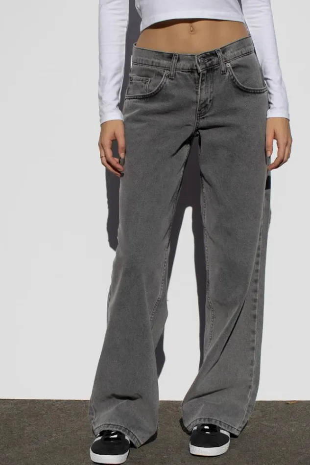 Low Waist Jeans Women Subdued Denim