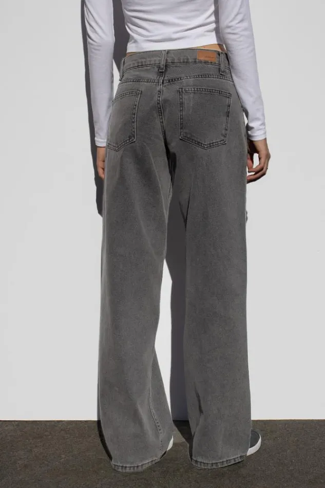 Low Waist Jeans Women Subdued Denim