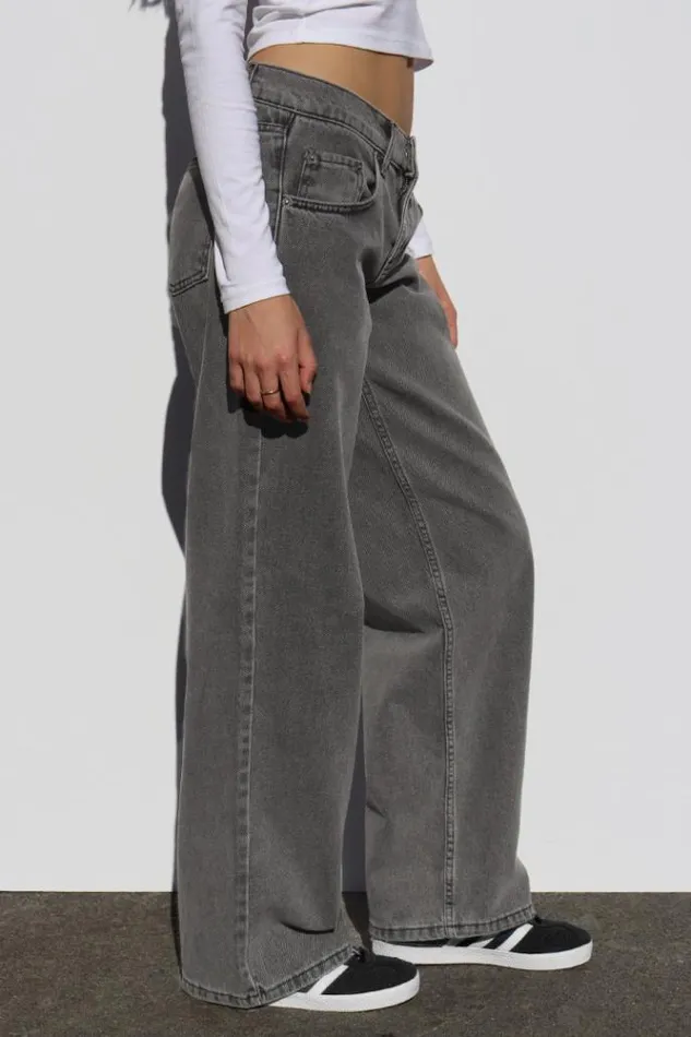 Low Waist Jeans Women Subdued Denim