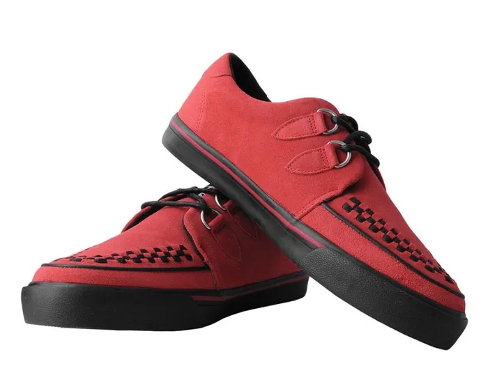 Lucious Red Suede DRing Interlace Sneaker Men TUK Shoes Sneakers Lucious Red Suede DRing Interlace Sneaker Men TUK Shoes Sneakers