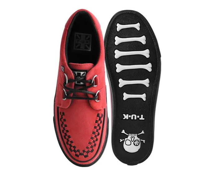 Lucious Red Suede DRing Interlace Sneaker Men TUK Shoes Sneakers Lucious Red Suede DRing Interlace Sneaker Men TUK Shoes Sneakers