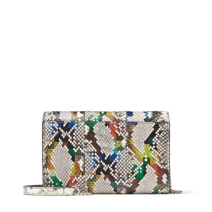 Madeline Mini Xb Multicoloured Glossy Printed Elaphe Mini Bag With Metal Buckle Multi Mix Women JIMMY CHOO Small Leather Goods