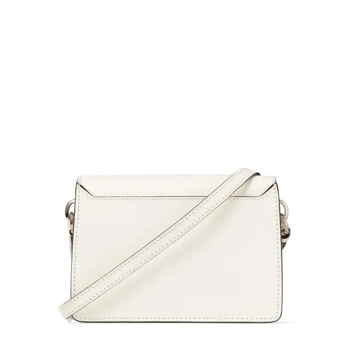 Madeline ShoulderS Latte Smooth Calf Leather Shoulder Bag With Snake Buckle Latte Women JIMMY CHOO Crossbody Bags